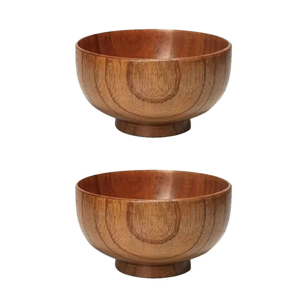 230Ml Jujube Wood Tableware Rice and Soup Bowl Natural Wood Bowl Food Container Children'S Tableware Wooden Utensils