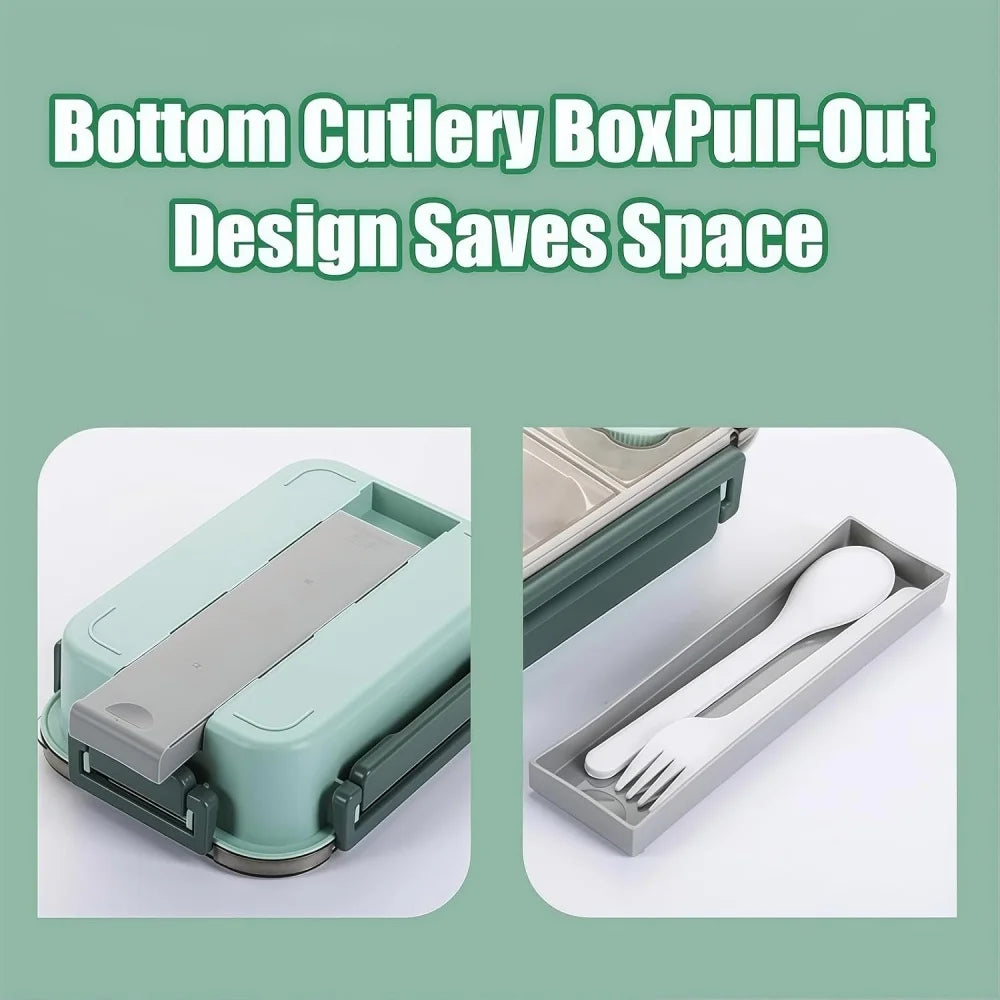 850Ml Portable Lunch Boxes for Children Adults Thermo Soup Bento Box Stainless Steel Insulated Heating Food Storage Container
