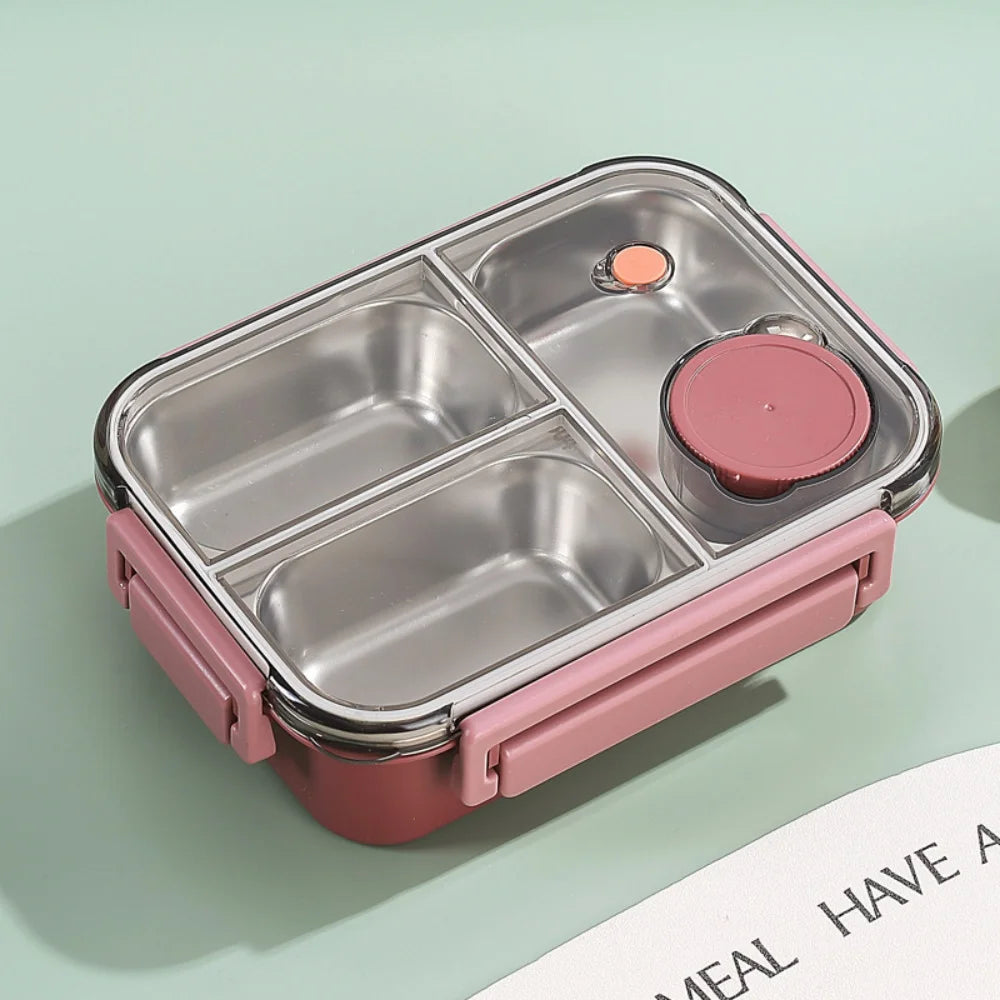 850Ml Portable Lunch Boxes for Children Adults Thermo Soup Bento Box Stainless Steel Insulated Heating Food Storage Container