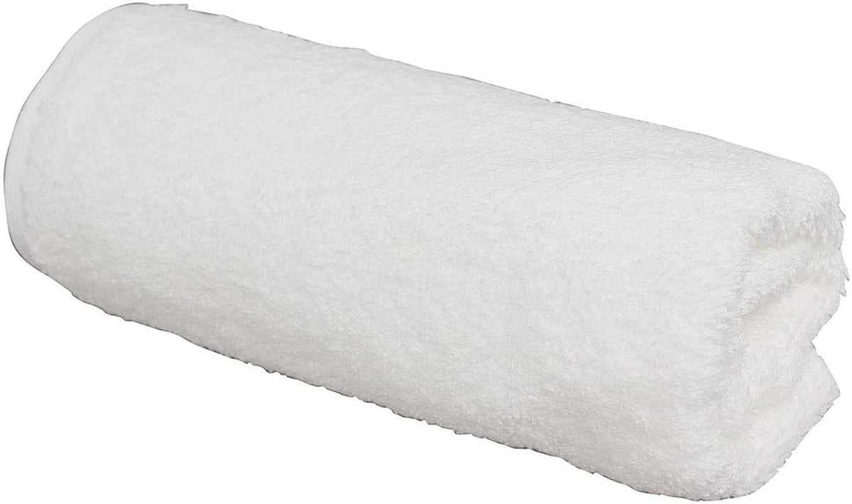 Forpro Premium 100% Cotton All-Purpose Towels, White, Extra Soft Multi-Purpose Salon, Spa, Hotel, and Gym Towel, 16” W X 27” L, 24-Count