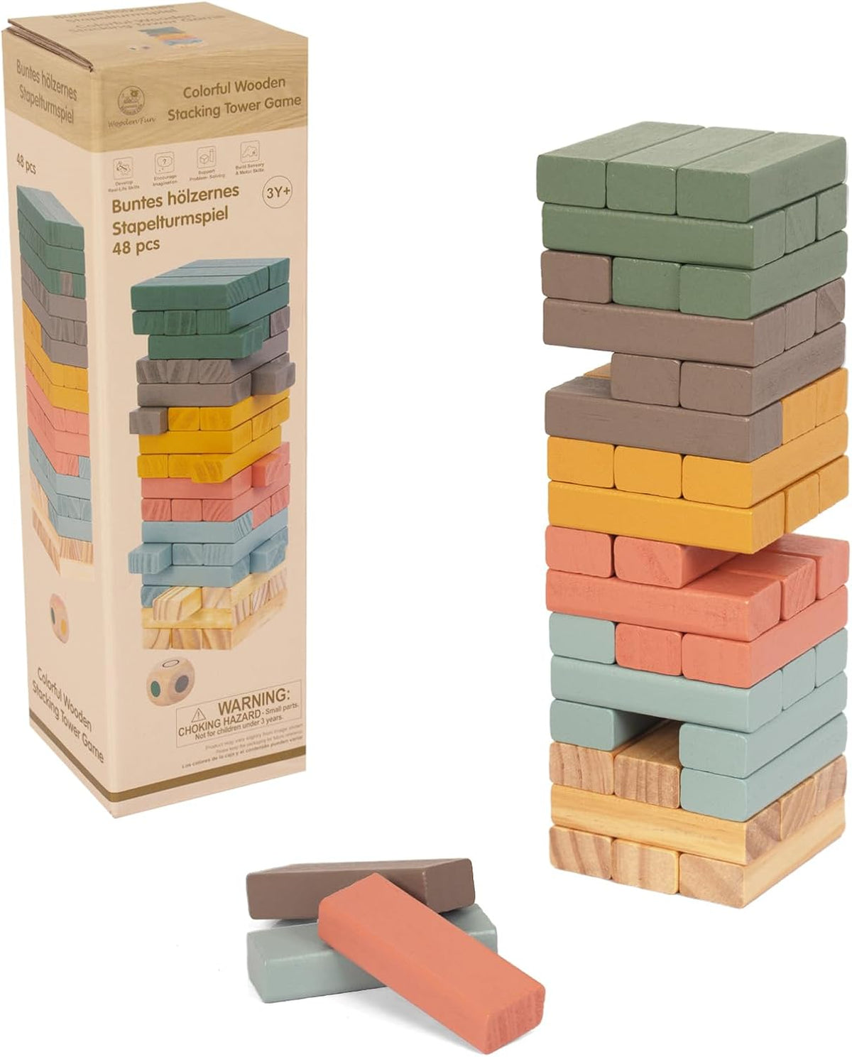 Wooden Blocks Stacking Games