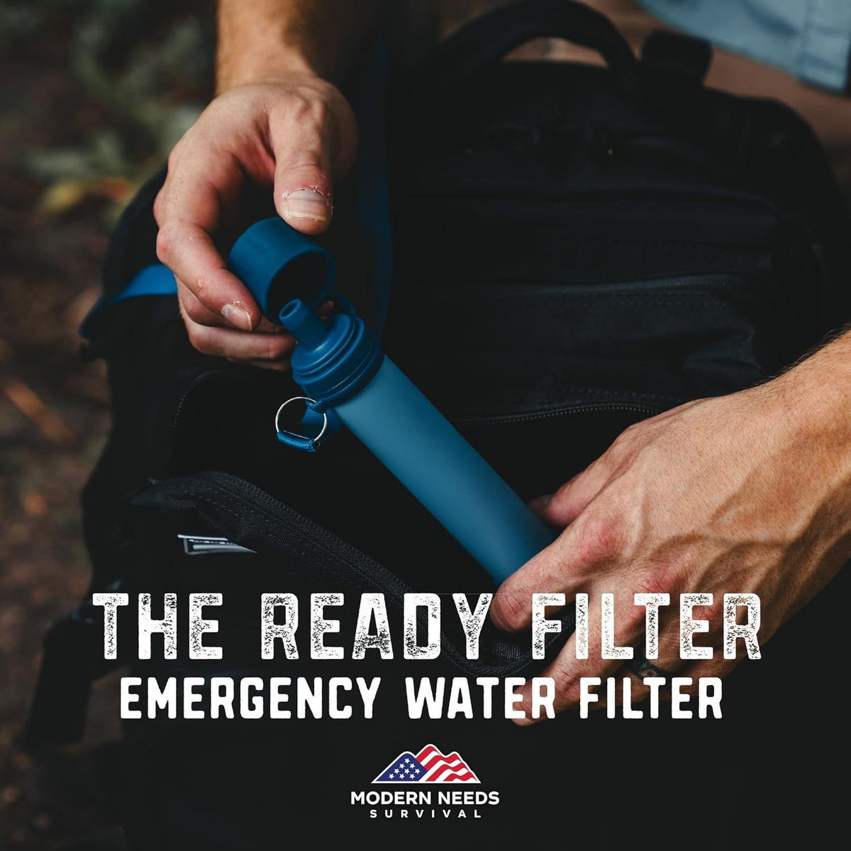  Personal Water Filter Straw | Backpacking Water Filter for Hiking & Camping