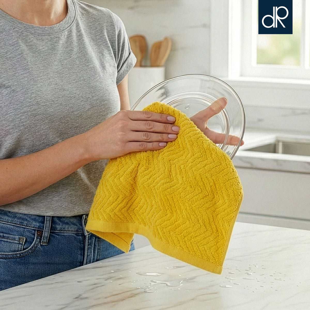 Large Kitchen Towels Set of 4, Dish Towels, 100% Cotton, 15" X 25" Quick Drying Hand Kitchen Towels, Fall Assorted (4 Pack)