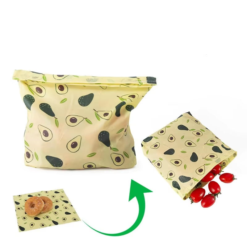 "Say goodbye to plastic! 🌿✨ Check out our Eco-Friendly Organic Beeswax Food Wraps – perfect for keeping your fruits, veggies, and sandwiches fresh while being kind to the planet! 🥪🍏 #EcoFriendly #SustainableLiving"