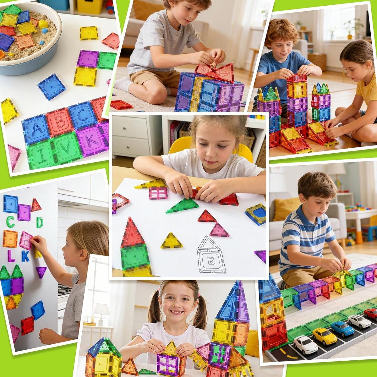 Magnetic Tiles Kids Toys