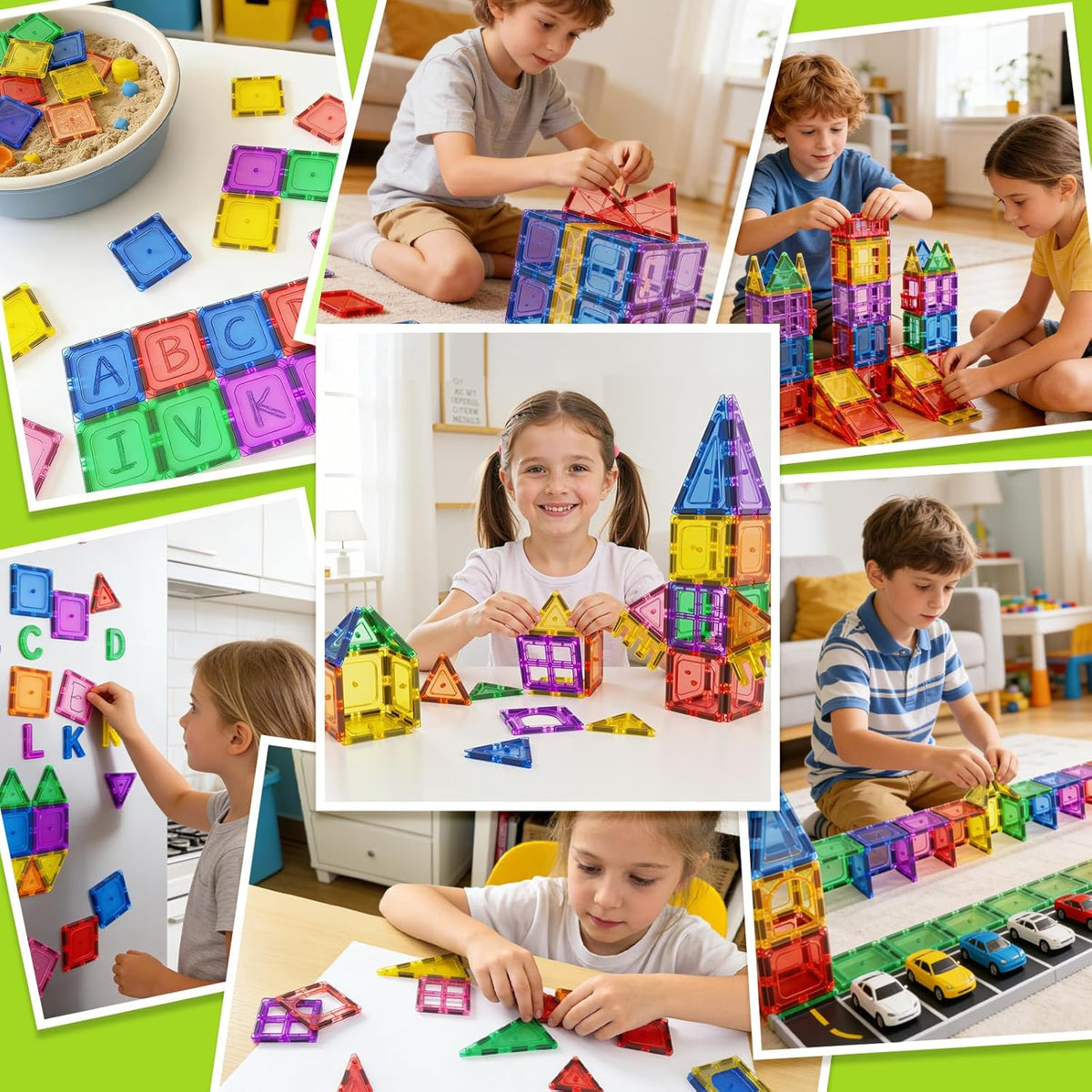 Magnetic Tiles Kids Toys