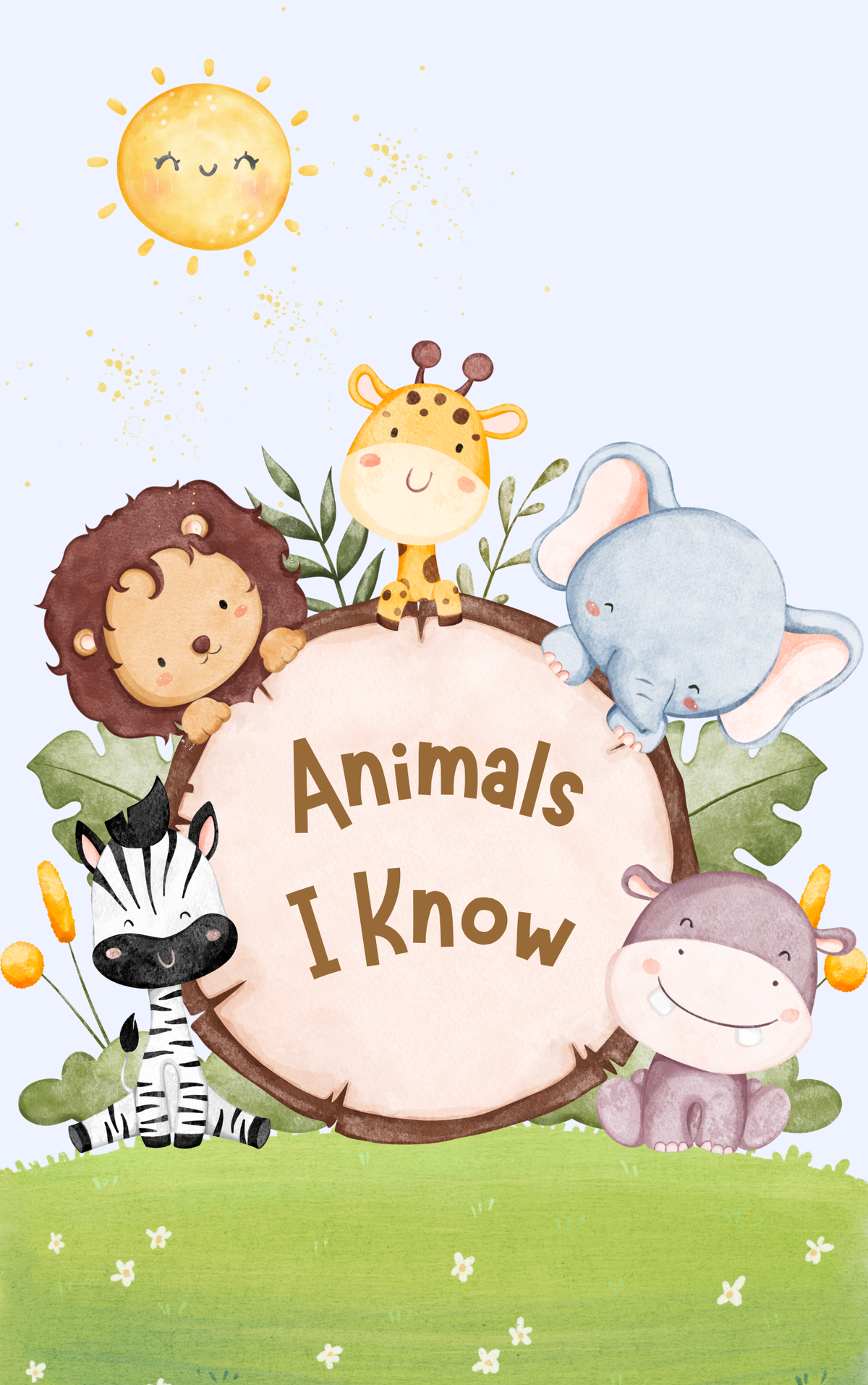 Animals I Know: Kids Animal Coloring Book
