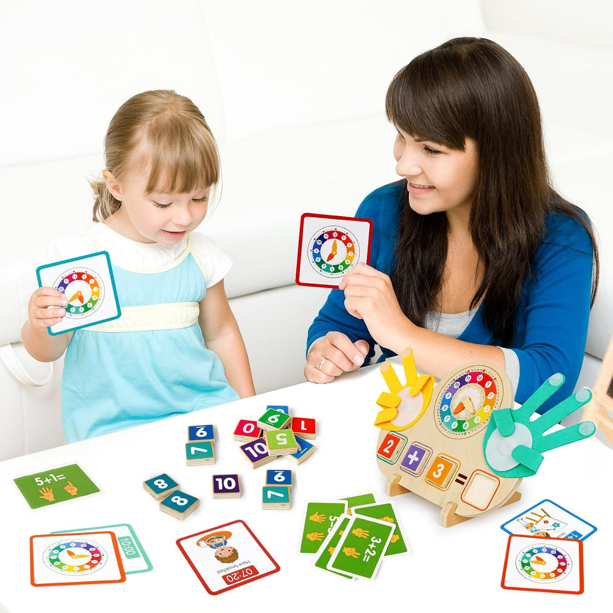 Learning Toys for Kids 3+,Montessori Preschool Educational Learning Activities Counting & Number Blocks Toys Math Games Easter Basket Stuffers Gifts for Girl Boys