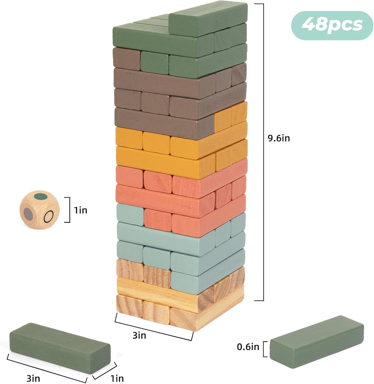 Wooden Blocks Stacking Games
